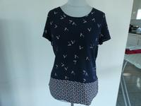 MAC Tunika Bluse Blusenshirt kurzarm Vogel Gr. 42 Bayern - Mitterteich Vorschau