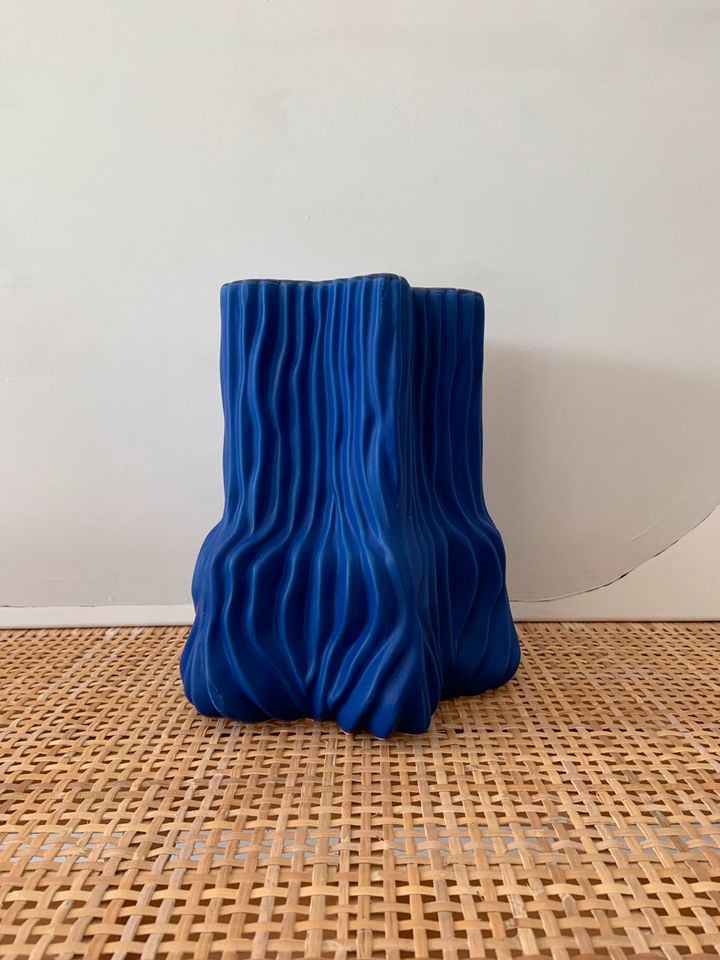 Broste Copenhagen Magny Vase Spectrum Dark Blue, Blau, Steingut in Köln Vogelsang