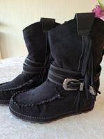H & D Moda Espanola Damen Stiefel, schwarz, 37 Berlin - Reinickendorf Vorschau