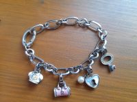 Fossil Bettelarmband mit 4 Charms (Schmuck, Edelstahl) Nordrhein-Westfalen - Everswinkel Vorschau