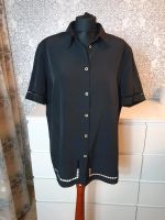 Vintage Bluse 46 Lochmuster Sticketei Shirt Hemd Brandenburg - Leegebruch Vorschau