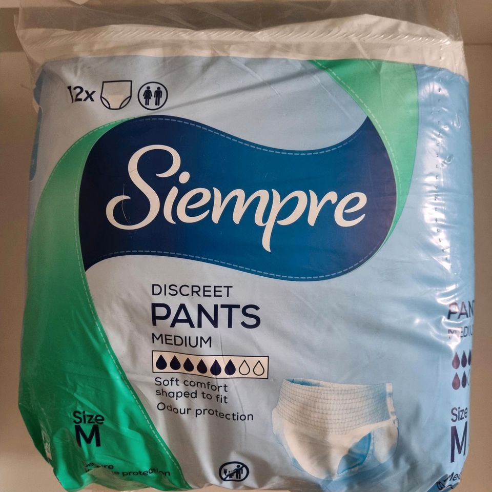 Siempre Discreet Pants Gr. M 24 Stück Inkontinenz Blasenschwäche in Jüchen