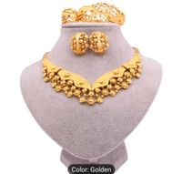 5 tlg Goldenes Schmuckset Collier Ohrringe Brautschmuck Armreif Berlin - Steglitz Vorschau