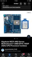 Gigabyte MZ31-AR0 Server Motherboard + AMD EPYC 7551P 2GHz CPU Rheinland-Pfalz - Rengsdorf Vorschau