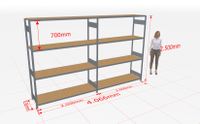 Weitspannregal / Büroregal / Werkstattregal / Schwerlastregal Nordrhein-Westfalen - Borchen Vorschau