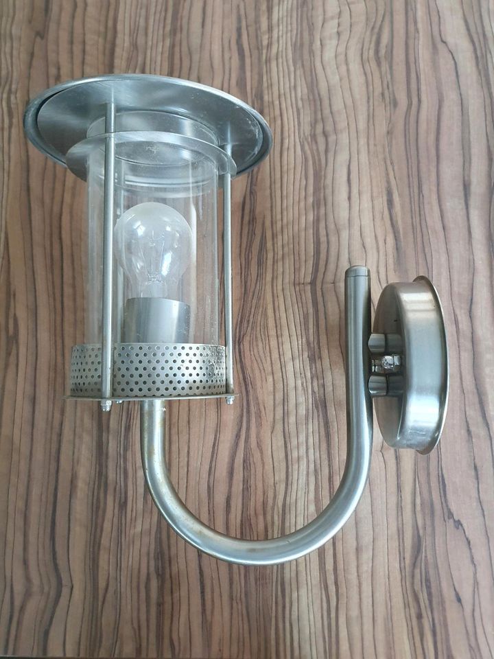 Edelstahl Aussenwandleuchte Outdoor Lampe in Dersau