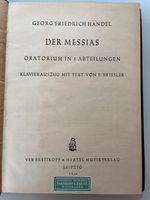 Klaviernoten - G. F. Händel - Der Messias - antik Rheinland-Pfalz - Koblenz Vorschau