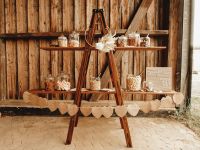 Candybar all in one-Set | Hochzeit mieten Naschbar aus Holz Hessen - Dipperz Vorschau