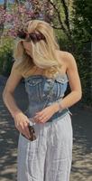 Jeans Bandeau Top Dortmund - Innenstadt-West Vorschau
