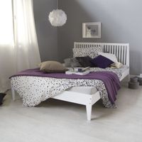 Holzbett Futonbett Doppelbett Bett Holz Weiss 140x200 NEU 065-Ma Wiesbaden - Mainz-Kastel Vorschau