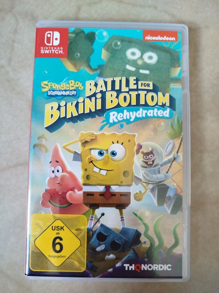 Spongebob Battle for Bikini Bottom Rehydrated Nintendo Switch in Mainz