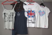 Damen Paket 3 Top  2 T Shirts Baumwolle London Strasssteinchen Nordrhein-Westfalen - Bocholt Vorschau