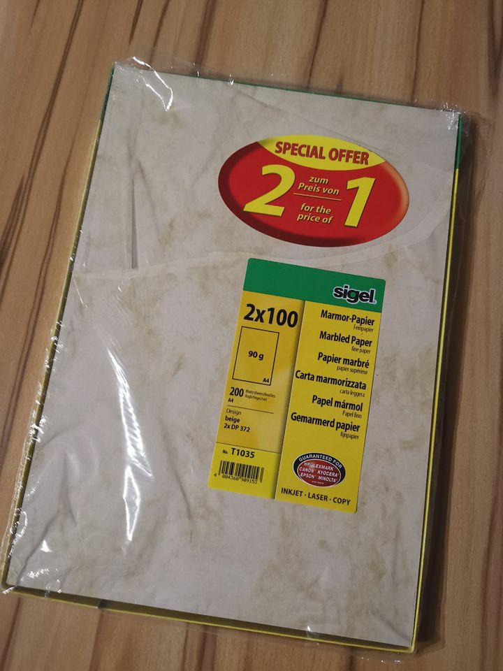 ⚡ Marmorpapier Marmor Papier Motiv Sigel DP372 NICHT VOLLSTÄNDIG in Eggingen