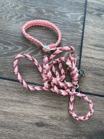 Halsband & Hundeleine aus Paracord rosa creme neu Nordrhein-Westfalen - Hennef (Sieg) Vorschau