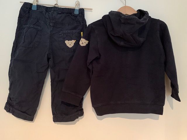 ⭐ ⭐ ⭐ Steiff Kombi: Hose, Sweatjacke / Pullover, 86/92 ⭐ ⭐ ⭐ in Gräfelfing