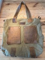 Schuhtzengel bzw. Schuhtzbengel Tasche Canvas Leder khaki braun Baden-Württemberg - Villingen-Schwenningen Vorschau