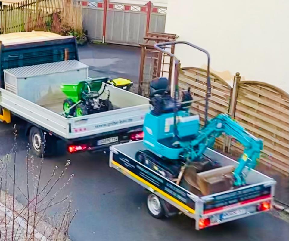 Minibagger Microbagger Bagger Kettenbagger Vermietung / mieten in St. Wendel