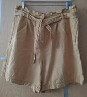 C&A Shorts kurze Hose Sommer Paperbag Bundfalten ocker Größe 46 Baden-Württemberg - Ketsch Vorschau