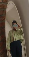 Zara Bluse Jacke cropped mint grün Gr S zur Latzhose Niedersachsen - Wedemark Vorschau