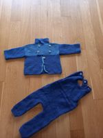 Handmade Set Jacke und Latzhose aus Wolle, Größe ca. 74 blau Nordrhein-Westfalen - Herdecke Vorschau