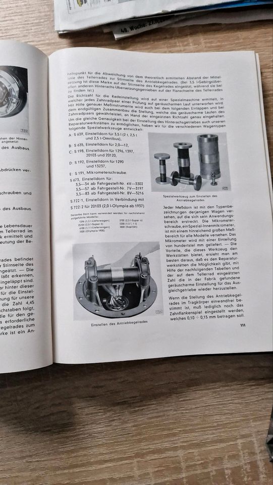 Opel Buch "Werkstatt-Schulungs-Leitfaden Modelle 1934- 1937 in Fröndenberg (Ruhr)