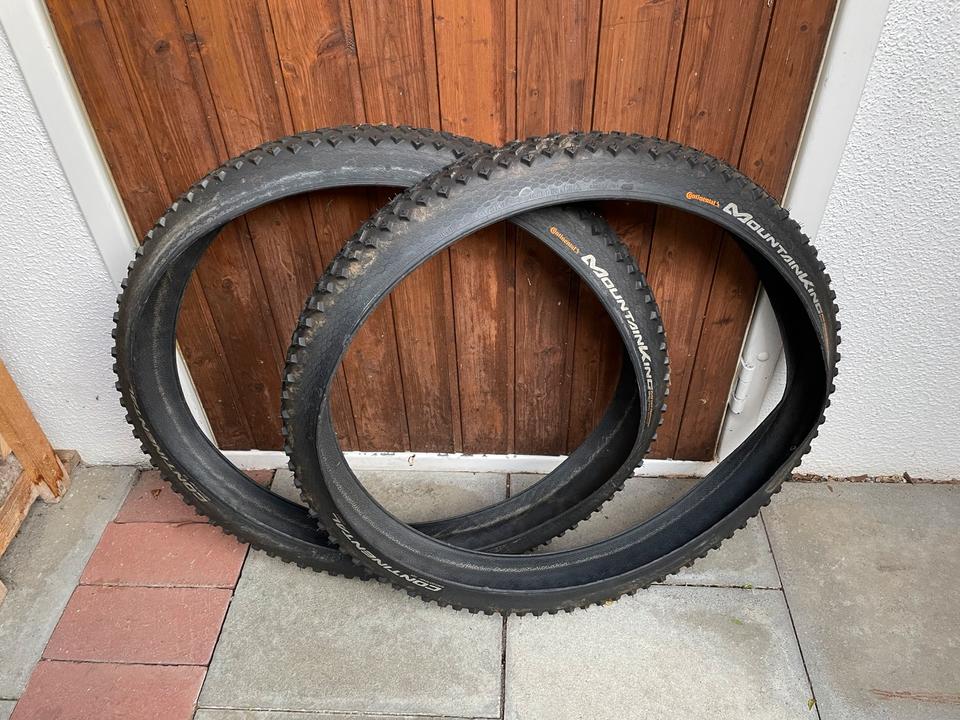 2x Continental Mountain King 27.5x2.3 Pure Grip Shield Wall in Seefeld