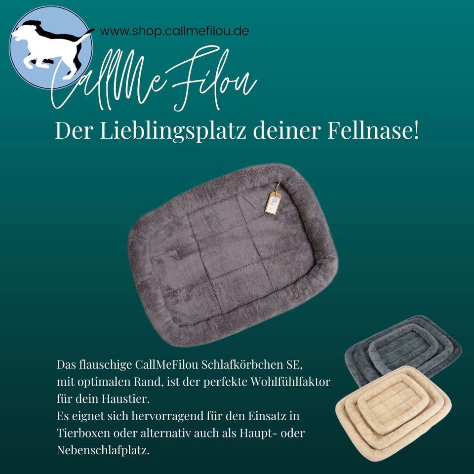 CallMeFilou Schlafkörbchen für Tierboxen geeignet, Hundebett. Ab in Fuldabrück
