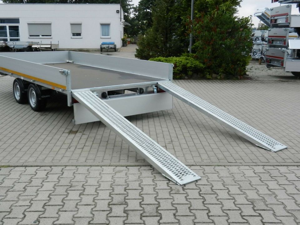 Eduard 2.700kg | 4,00m x 2,00m | Auffahrschienen & Seilwinde | 63cm Ladehöhe | 4020 in Neundorf