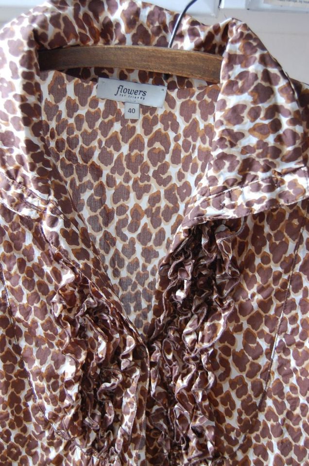 elegante zarte leo bluse animal in Elze