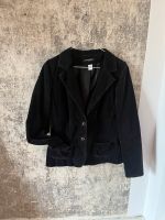 Samt Blazer Schwarz Raspberry CC 38/40 tailliert Hamburg-Nord - Hamburg Winterhude Vorschau