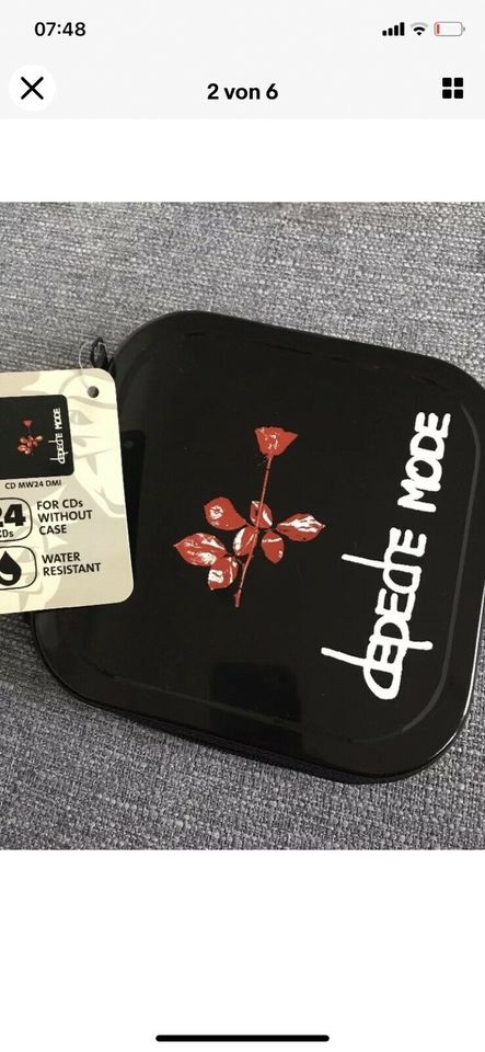 Depeche Mode schwarze Metall CD Case neu Violator Rose in Auetal