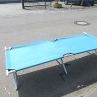 Neuwertiges Alu Camping Bett- Klappbar mit Tasche 190 cm lang Baden-Württemberg - Meißenheim Vorschau