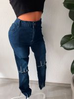 High Waist Skinny Jeans dunkelblau ripped Rheinland-Pfalz - Trier Vorschau