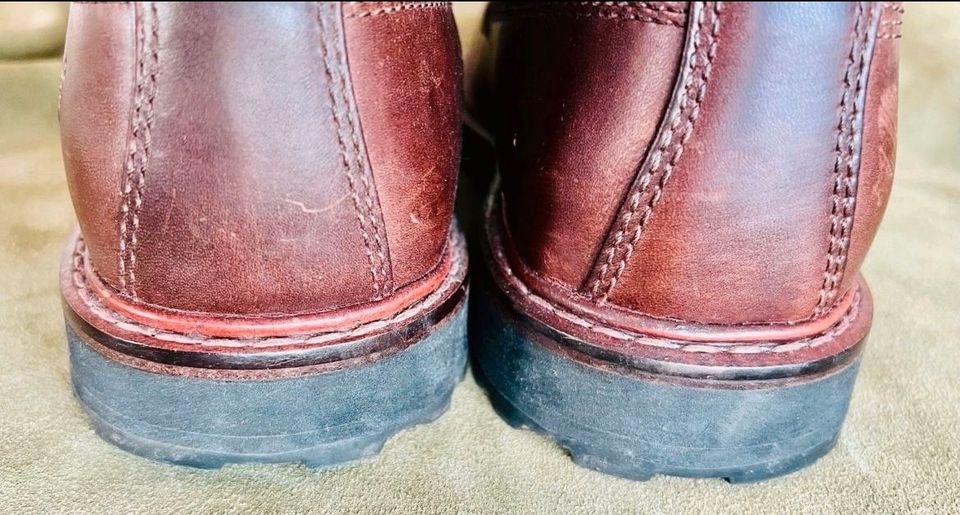 "Timberland"-Boots, 11/45,5, dunkelbraun, neuwertig in Grünendeich Niederelbe