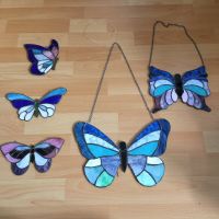 Tiffany Frühlings Deko Schmetterlinge aus Glas Fensterbilder Blau Niedersachsen - Hatten Vorschau