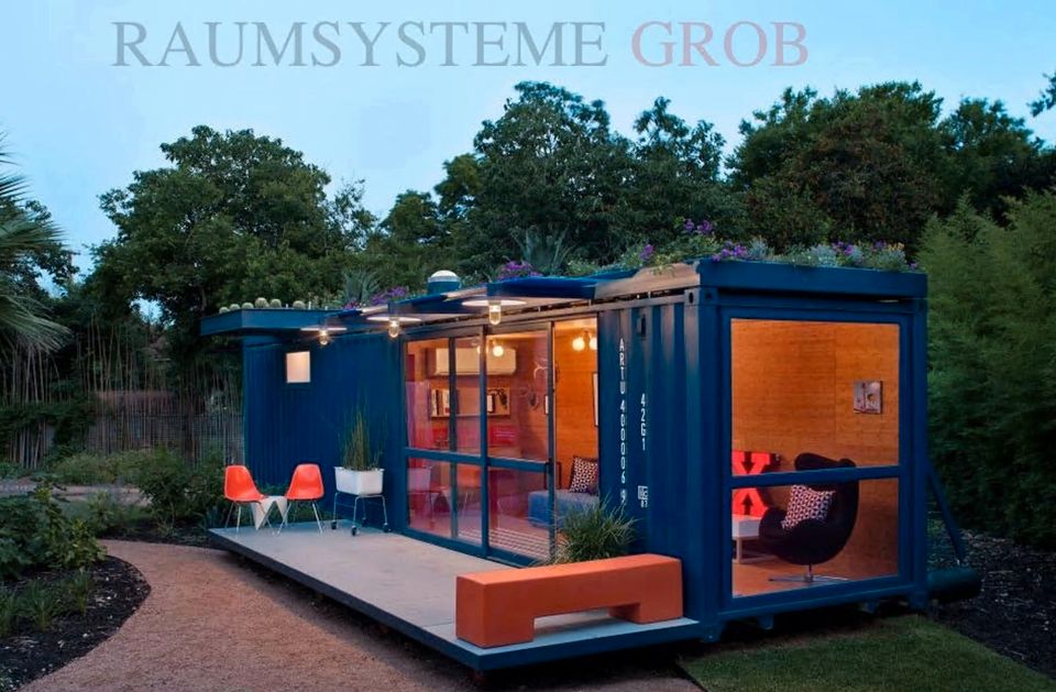 ✅ Profitieren Sie von unserem europaweiten Versand für Premium Wohnraum nach Ihren Wünschen! ✅ Containerwohnung Wohncontainer Tiny House Unterkunft Wohnraum Zimmer Containerhaus Ferienhaus Gartenhaus in Brunnen