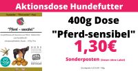 400g Dose Hundefutter " Pferd - sensibel " Nassfutter outlet Schleswig-Holstein - Henstedt-Ulzburg Vorschau