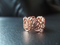 Ring rosegold Blumen Cut Out Gr 57 18 mm Metall Modeschmuck Nordrhein-Westfalen - Gelsenkirchen Vorschau