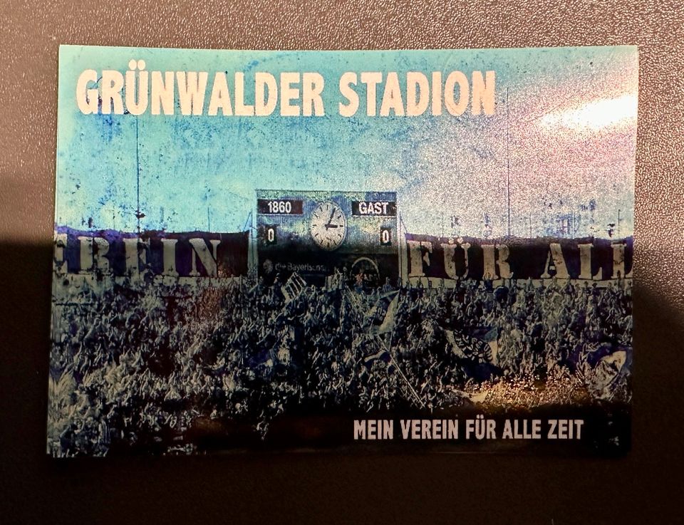 GWS Grünwalder Stadion 1860 Aufkleber 100Stk. GWS in Illingen