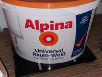 Weiß raum universal alpina Farbe Farbeimer Wandfarbe streichen Hessen - Nidda Vorschau