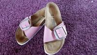 Birkenstock Gr. 40 Madrid Big Buckle rosa silber schmal Nubuklede Hessen - Wiesbaden Vorschau
