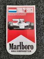 Aufkleber Marlboro World Champions. Team Zandvoort GRAND PRIX 83 Baden-Württemberg - Winnenden Vorschau