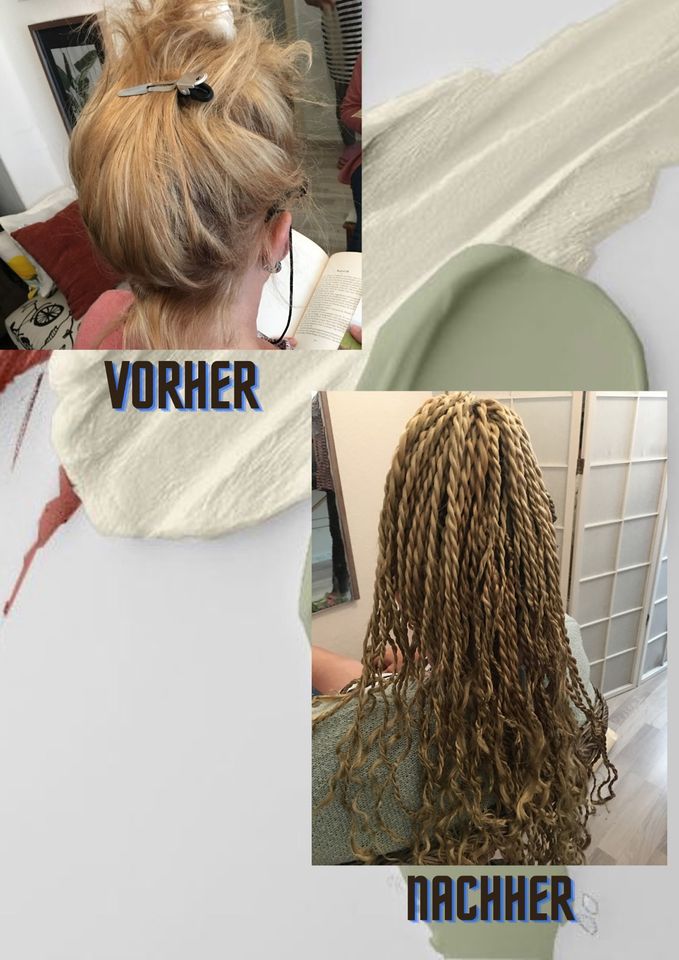 Echthaar Tressen / Haarverlängerung/ Braids / Twists / Perücken.. in Berlin