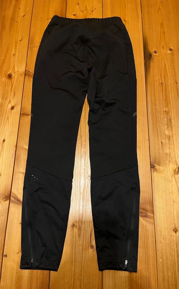 CRAFT Glide Wind Tights Laufhose Langlaufhose Gr.S Schwarz in Marktschellenberg