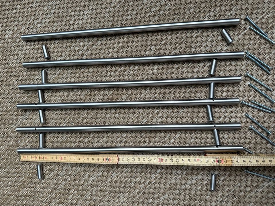 6x Griffe Silber IKEA 352mm Bohrlochabstand in Sankt Augustin