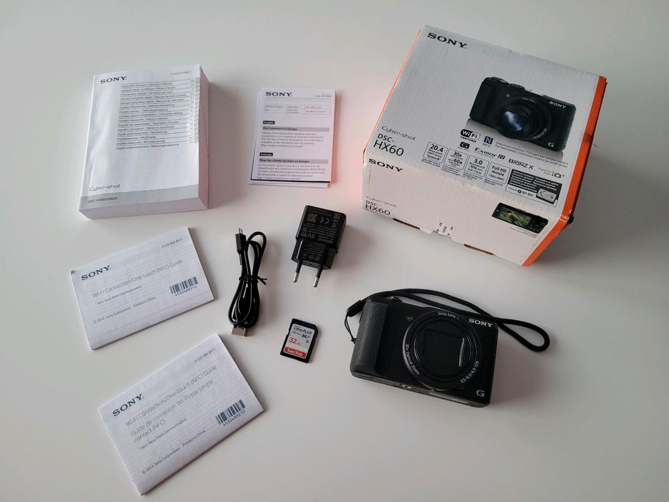 Sony DSC-HX60 Cybershot Digitalkamera Kompaktkamera in Bad Gottleuba-Berggießhübel