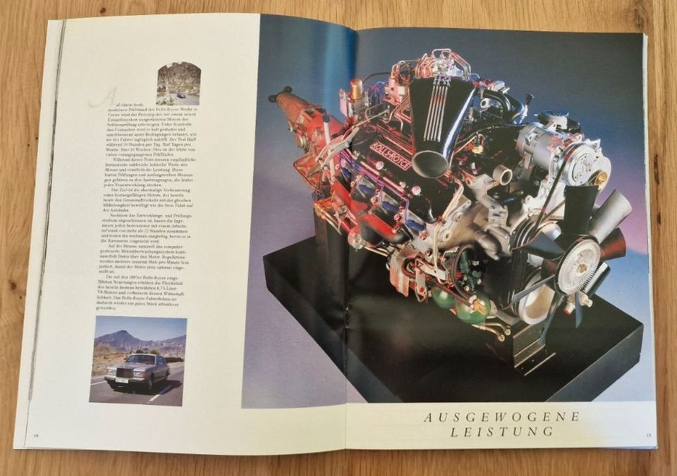 Rolls Royce Broschüre in Zerf