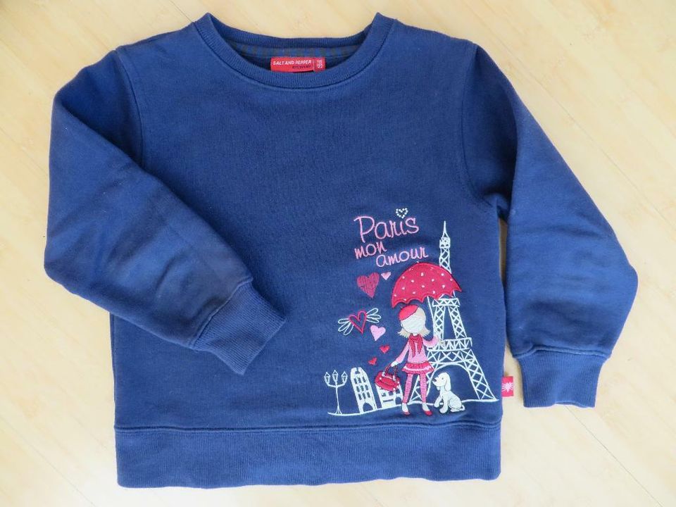 Sweatshirt, Pullover für Mädchen, Gr. 116-122 von SALT AND PEPPER in Niedereschach