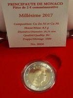 2 Euro Monaco Grimaldi Millesime 2017 BU mit Zertifikat Nr. 6 Baden-Württemberg - Bad Rappenau Vorschau