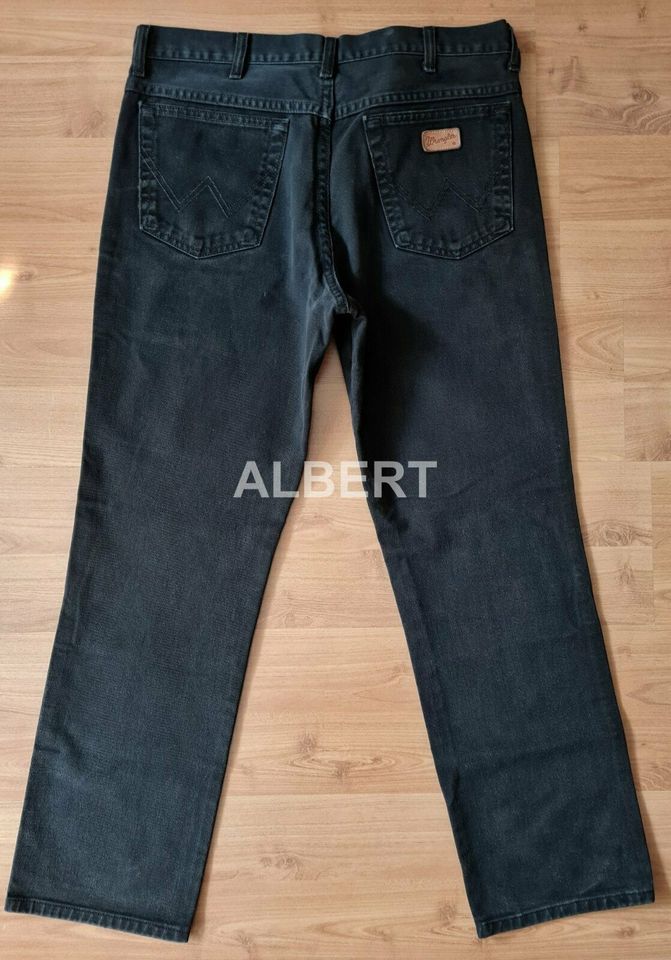 =WRANGLER=  Herren Jeans W36 L30 Schwarz  Denim in Neuss